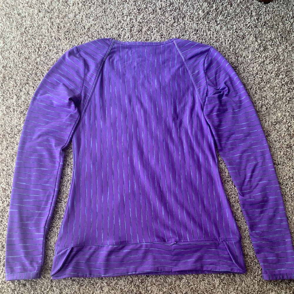 Athleta Long Sleeve Shirt Purple S - Picture 2 of 6